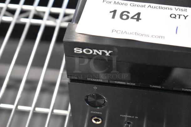 Sony STR-DH190 Stereo Receiver, 120 Volts, 1 Phase. Features tuning mode controls, headphone and portable input.