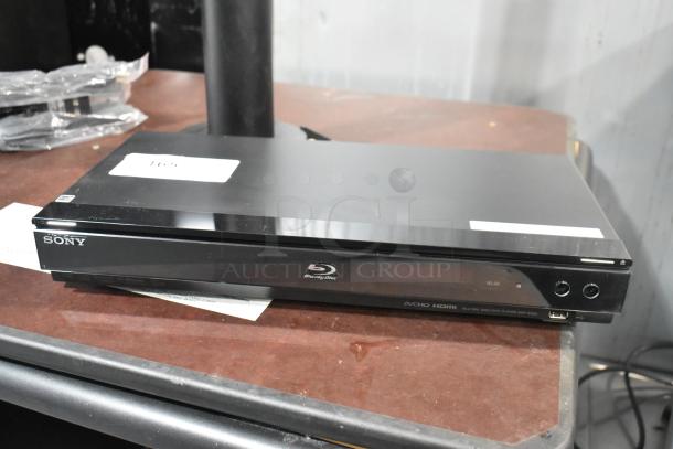 Sony BDP-S560 Blu-Ray Disc DVD Player; sleek black design, HDMI output, WLAN capable, good condition.