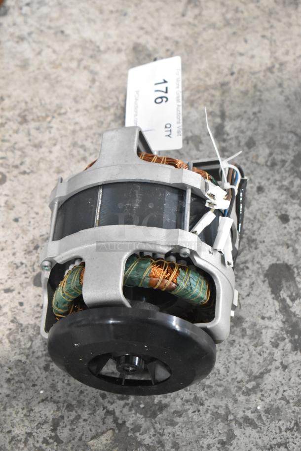 Brand new Nidec D29R/T motor, 120 volts, 1 phase, with visible tags. Scratch and dent condition.