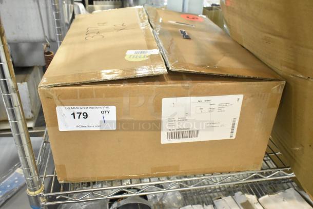 Brand new scratch and dent sink basin in original packaging. Box shows SKU: 3870067, tag ID: D90009033488. Box slightly open.