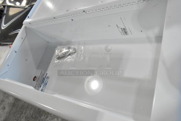 BRAND NEW JL Industries 1017V10FX2 Ambassador fire-rated steel cabinet, white, 3" trim, semi-recessed, for 10 lb extinguisher.