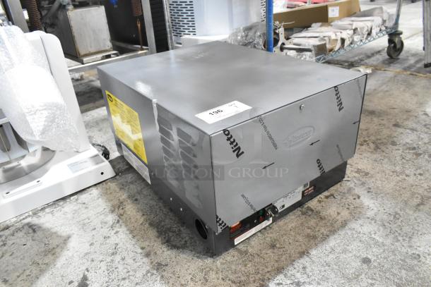 Brand new Hatco C-36 compact booster water heater, 6-gallon, 208V, 1 phase, metal construction, scratch and dent condition.