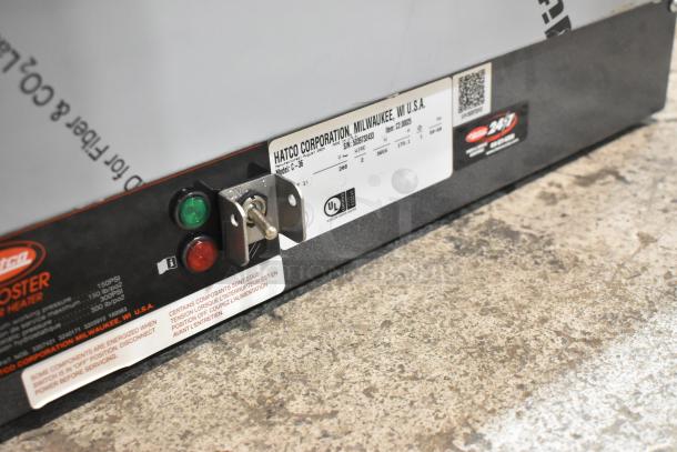 Hatco C-36 commercial booster water heater, 6-gallon, 208V, 1 phase. New with scratches and dents. Model and details on label.