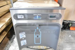 Halsey Taylor HydroBoost water bottle filling attachment, brand new, scratch and dent condition, with sensor activation.