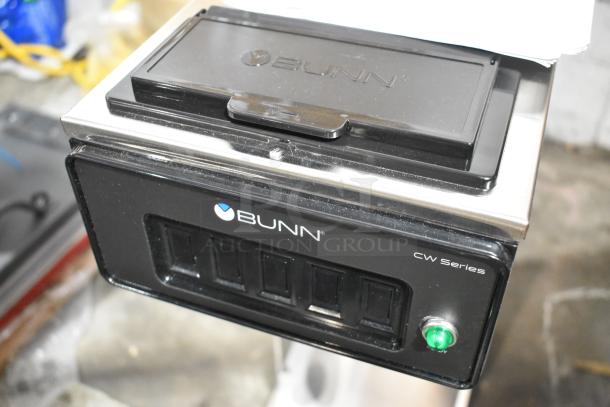 BRAND NEW 2022 Bunn CW15-APS Commercial Pourover Coffee Brewer, stainless steel, 120V, minor scratches, model 23001.0000.