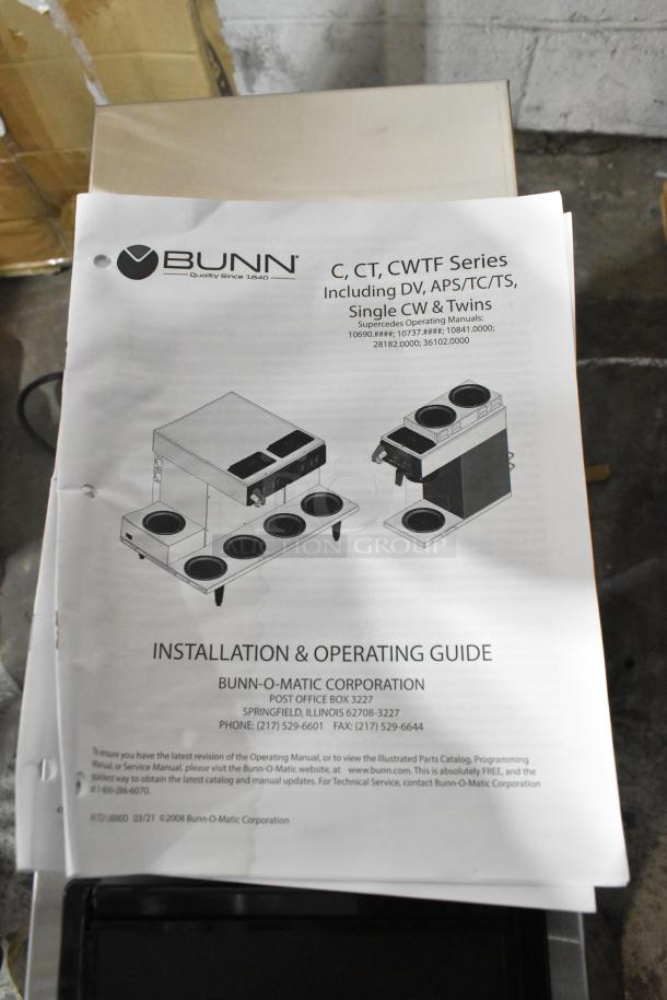 BRAND NEW Bunn CW15-APS 23001.0000 Stainless Steel Airpot Coffee Brewer. Manual included, 120V, 1 Phase.