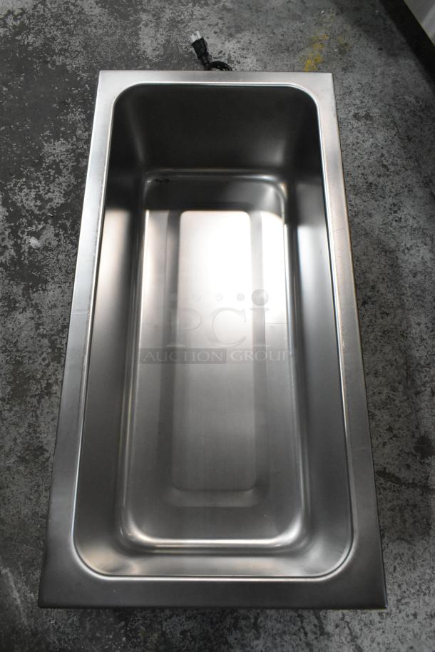 Brand new 2024 ServIt 423FW150L electric countertop food warmer, 12"x27", digital controls, scratch and dent condition.