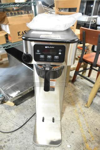 BRAND NEW SCRATCH AND DENT! 2025 Bunn 53100.0101 BrewWISE ICB-DV Tall Infusion Series Stainless Steel Automatic Coffee Brewer. 120 Volts, 1 Phase. - Item #1198696