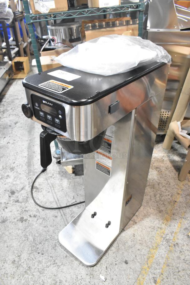 BRAND NEW 2025 Bunn ICB-DV Tall Infusion Series Stainless Steel Coffee Brewer, 120V, scratch and dent condition.