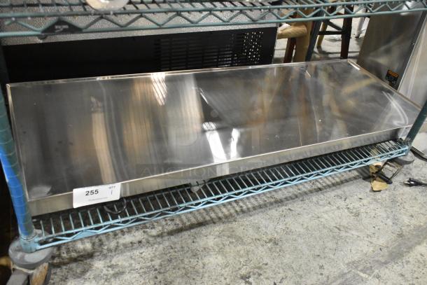 BRAND NEW SCRATCH AND DENT 2024 ServIt 423HSW2054 54" Stainless Steel Heated Shelf Warmer, 120V, 1 Phase, slight wear.