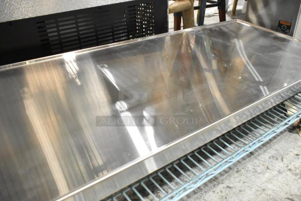 Brand new 2024 ServIt 423HSW2054 54" stainless steel heated shelf warmer, 120V, 1 phase, scratch and dent condition.