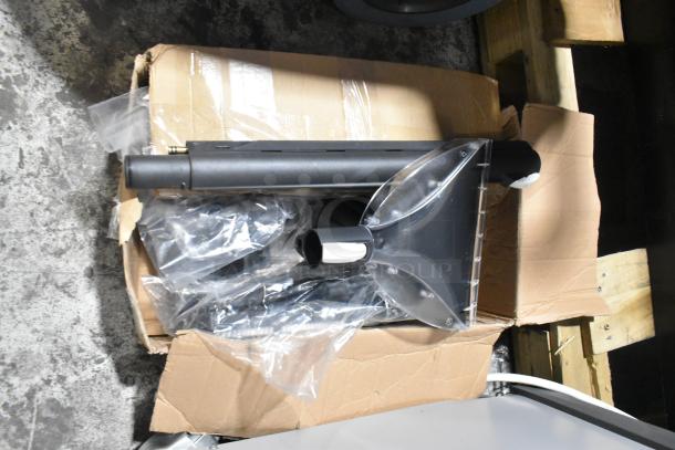 BRAND NEW Clarke EX40 16" Corded Carpet Extractor, 7 Gallon. Scratch and dent condition, parts wrapped in plastic, on damaged box.