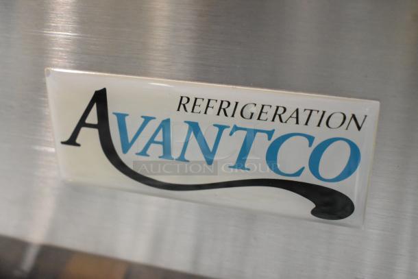 Brand new Avantco 360CPT80 stainless steel refrigerated prep rail, 80" countertop, 115V, 1 phase, minor scratches and dents.