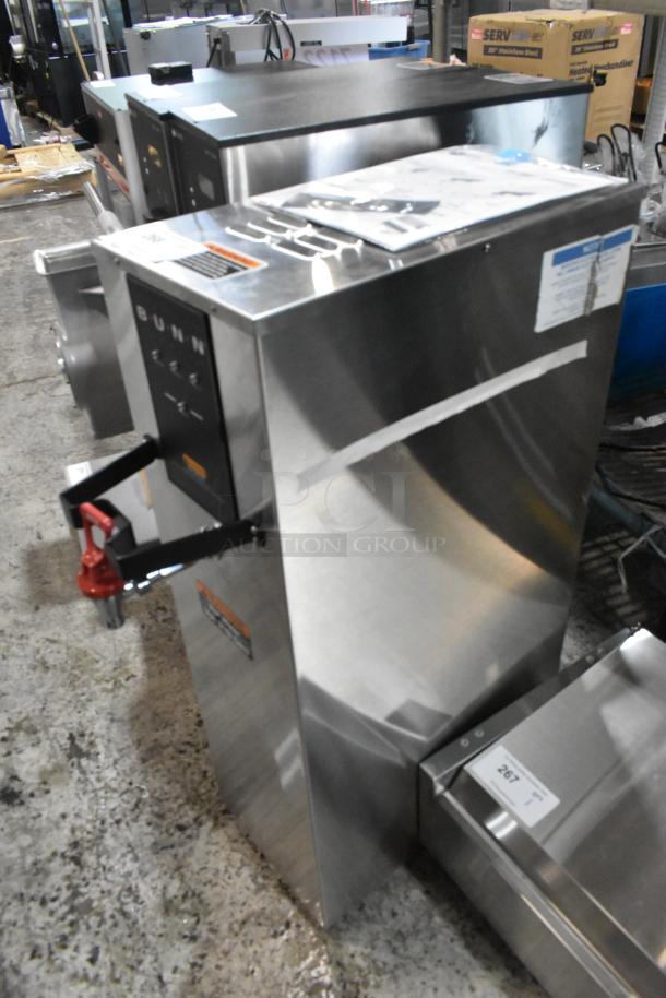 Brand new 2025 Bunn H10X-80-240 hot water dispenser, 10 gallon, 240 volts, 1 phase, scratch and dent condition.