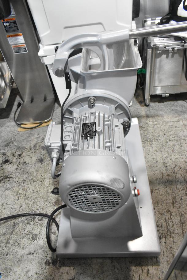 BRAND NEW Estella 348CG4 Commercial Hard Cheese Grater, 8 lb/min, 220V, 3 Phase. Minor scratches, metal build.