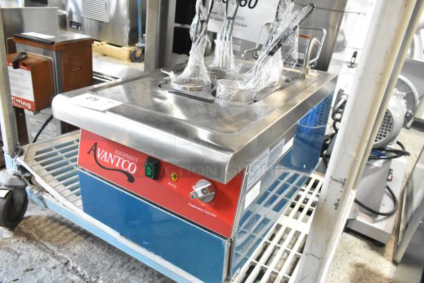 BRAND NEW 2024 Avantco 177PC201M Stainless Steel Electric Countertop Pasta Cooker, 2.1 Gallon, 208/240V, 1 Phase.