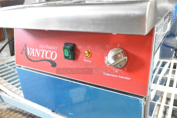 New Avantco 177PC201M 2.1 Gal Electric Pasta Cooker, stainless steel, scratch and dent, 208/240V, temperature dial, power switch.