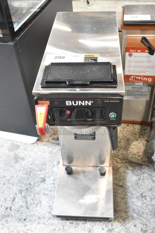 2017 Bunn CWTF-APS DV Stainless Steel Commercial Countertop Coffee Machine w/ Hot Water Dispenser and Metal Brew Basket. 120 Volts, 1 Phase. - Item #1198851