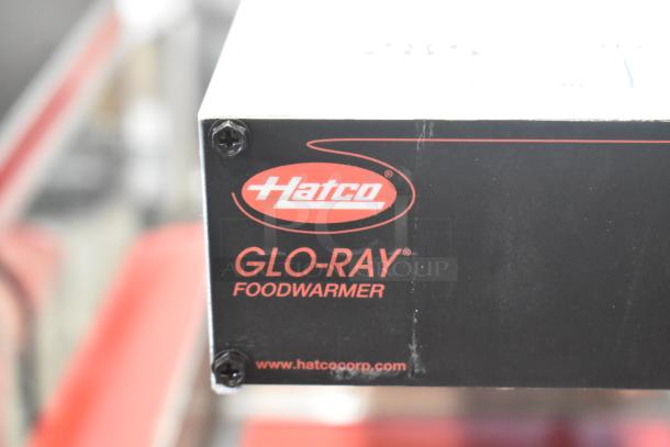 BRAND NEW SCRATCH AND DENT! Hatco GRFF Glo-Ray 12 3/8" x 24" Stainless Steel Portable French Fry Warmer, 120V, 1 Phase.