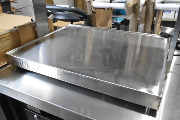 BRAND NEW 2024 ServIt 423SW24TLCPA 24" lighted strip warmer, single toggle control, stainless steel, 120V, 1 phase.