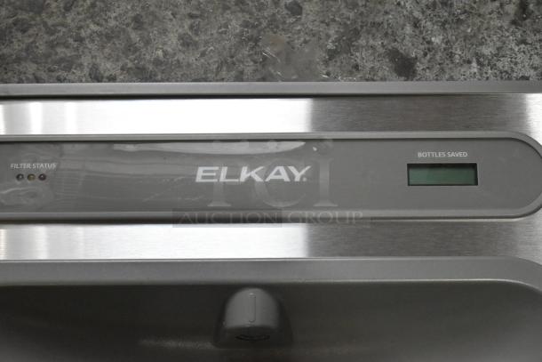 Elkay bottle filling attachment with digital display and filter status indicators, brand new condition.