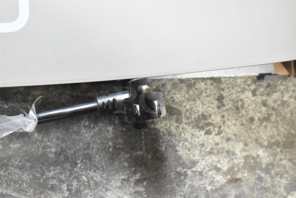 Two brand new scratch and dent items; Elkay water fountain bottle filling attachment and box of parts, unassembled.