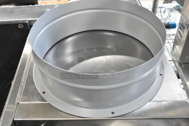 Brand new metal collar, part of a scratch and dent auction lot including Garde vegetable slicer pieces.