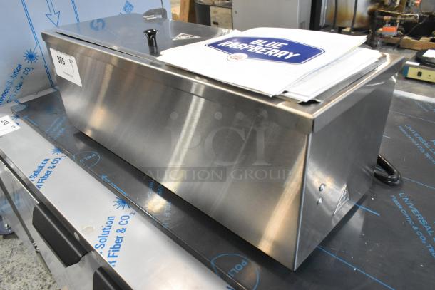 BRAND NEW 2024 Carnival King 382CDPW3 stainless steel 3 Qt. Triple Cone Dip Warmer, scratch and dent, 120V, 1 Phase.