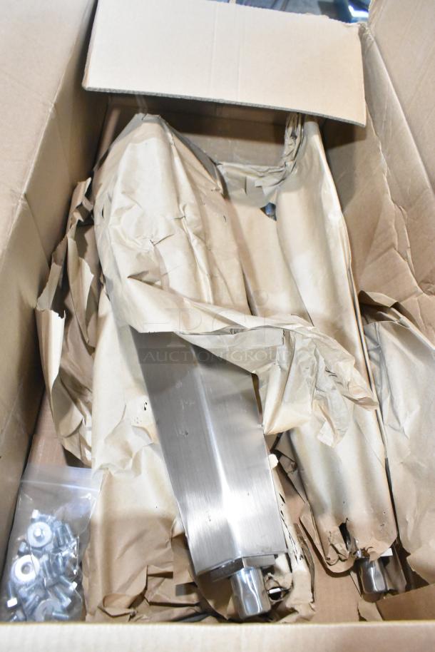 BRAND NEW US Range/Garland SUMG-100 convection oven parts, packed in box with metal legs and screws, stainless steel finish.