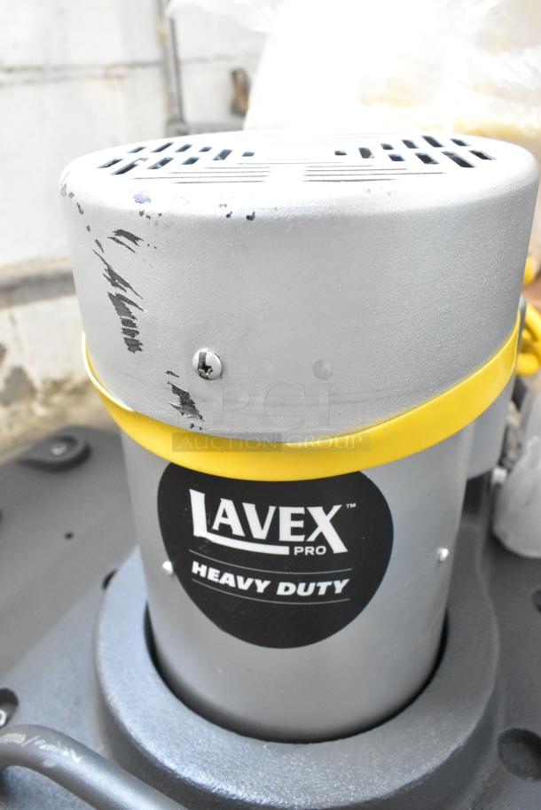 Lavex SP-8825 Heavy Duty Floor Machine, 120 Volts, new with visible scratches, includes Lavex Pro label.