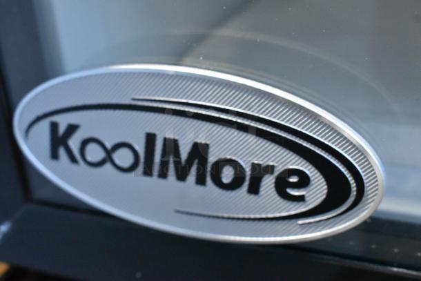 BRAND NEW KoolMore KM-MDR-1GD-10C commercial display merchandiser, single glass door, poly-coated racks, 115V, 1 Phase.