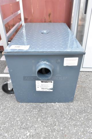 BRAND NEW SCRATCH AND DENT! Watts WD-25  50 lb. Grease Trap. - Item #1198934