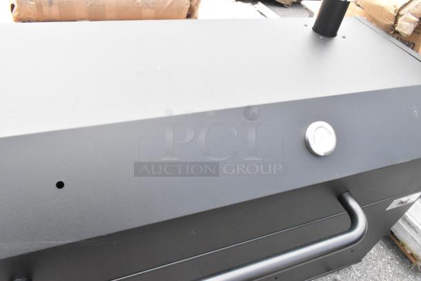 BRAND NEW SCRATCH AND DENT! Backyard Pro 554SMOKR60AS 60" Smoker Grill, charcoal/wood, adjustable grates, dome top.