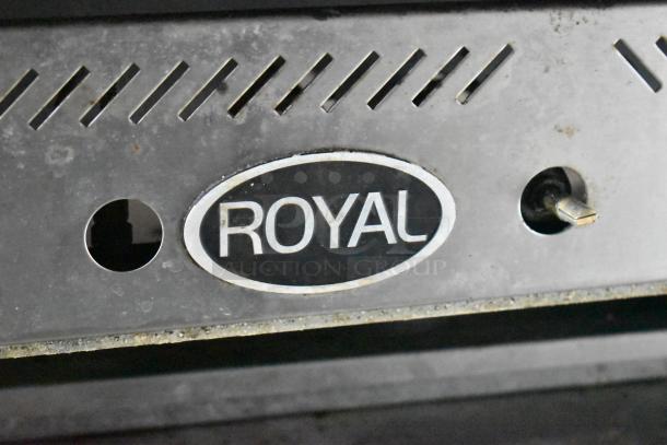 Royal appliance logo on a fully outfitted More Than A Dream food trailer, ready for operation.
