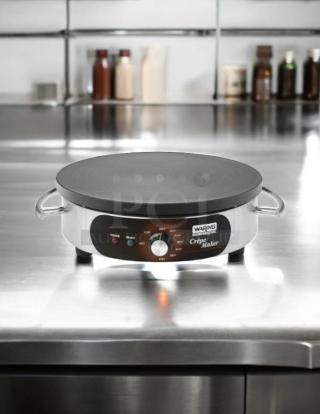 Waring WSC-160 16" Electric Crepe Maker, great condition, fully tested, with temperature control knob, 120V.