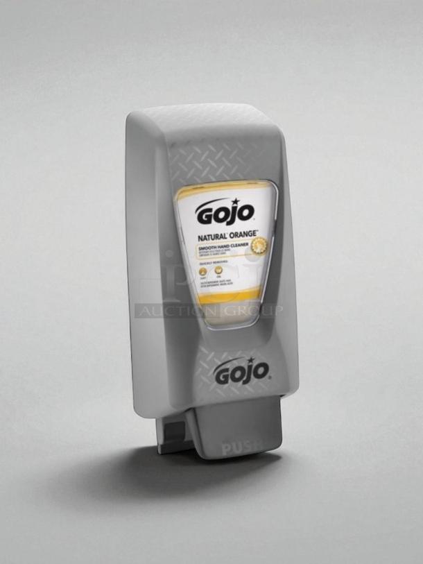 Brand new GoJo PRO™ TDX™ 5-3/4" black plastic wall mount foam hand soap dispenser, features "PUSH".