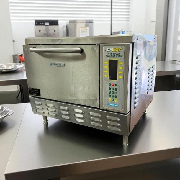TurboChef NGC Tornado ventless oven, stainless steel, excellent condition, one-touch controls, 208/240V, 1 phase.