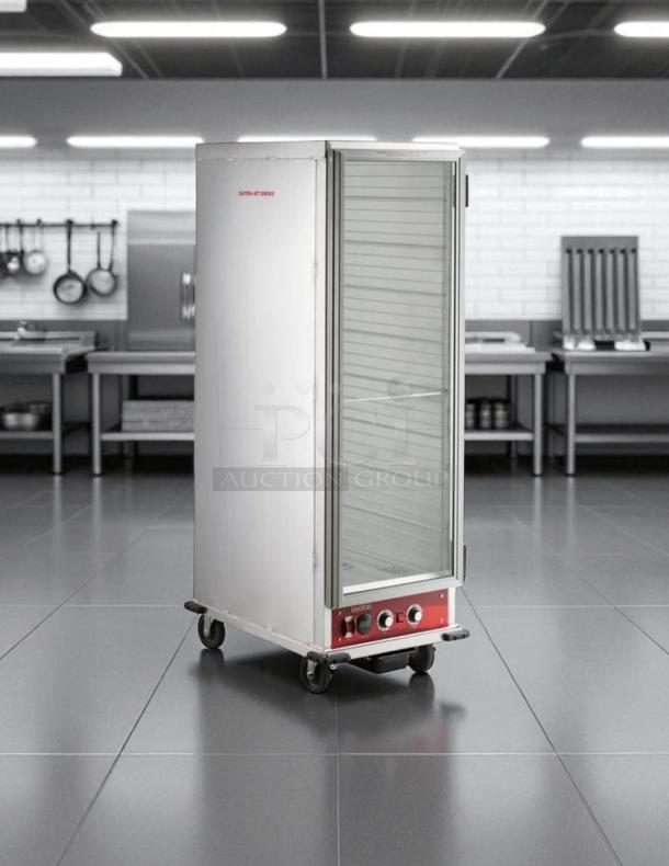 Avantco HEAT-1836I heated holding cabinet with clear door, 120V, full size, insulated, excellent condition, fully tested.