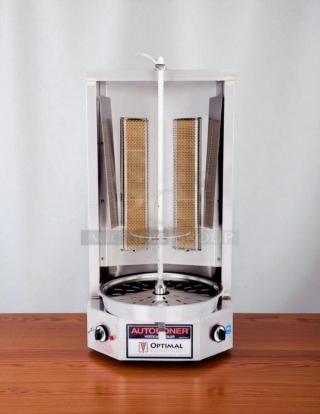 Excellent Condition - Optimal Automatics 3-PG Autodoner 65 LB. Capacity Gas Vertical Broiler & Rotisserie 120v - Fully Tested & Working! - Item #1198753