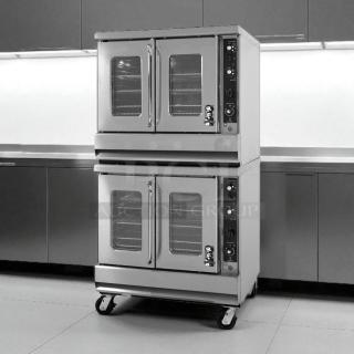 Montague 2-115A Vectaire Convection Oven, natural gas, 2 deck, stainless steel, excellent condition, fully tested.