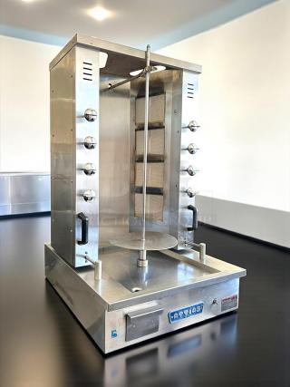 Attias GRY-8, 8 burner electric gyro machine, 100lbs capacity, excellent condition, tested and working, 120v/60Hz/1ph.