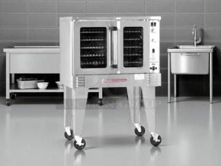 Great condition Southbend PCG50S/SI Platinum single full-size natural gas convection oven, 50,000 BTU, tested and working.