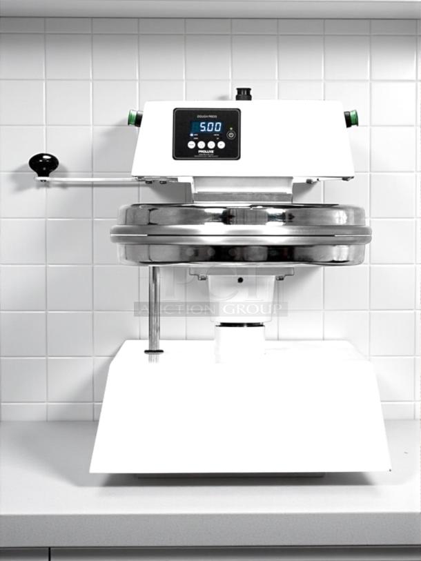 Proluxe DP2350S Apex Pro X2 12" Hydraulic Automatic Pizza Dough Press, pristine condition, tested & working, digital display.
