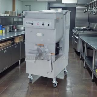 Top Brand Name! - Hobart 4246-2 # 32 Meat Grinder / Mixer 208v. 3ph. - 7 1/2 hp - Tested & Working - Item #1198817
