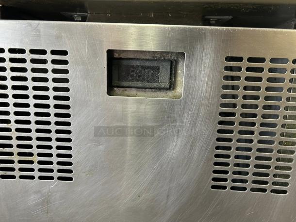 Randell FX-2WS-290 chef base with vented stainless exterior, digital display, 48" drawers, tested, great condition.
