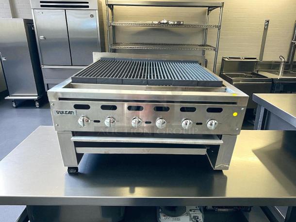 Vulcan VACB36 36"W Achiever Series radiant gas charbroiler, 108 kBTU, excellent condition, tested & working.