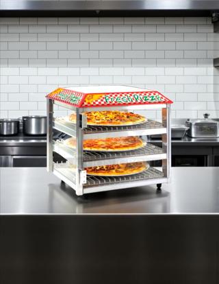 Awesome Condition - Tomlinson Industries 513FC Fusion Pizza and Snack Merchandiser; three heated shelves 120v/60/1-ph - Tested and Working - Item #1198828