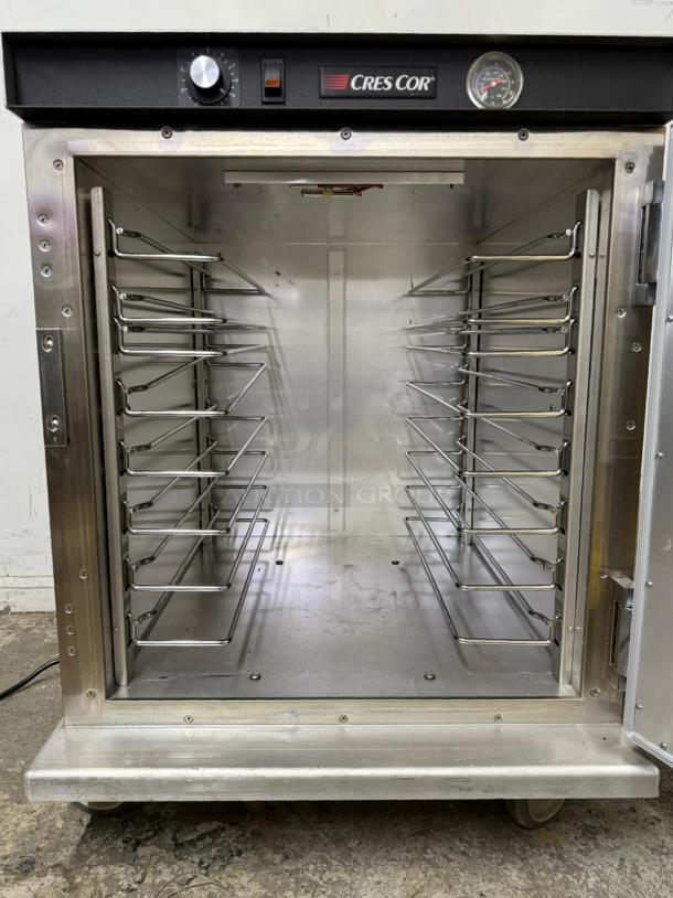 Cres Cor H339U8AC insulated mobile heated cabinet with 8 pan capacity, stainless steel, 120v.
