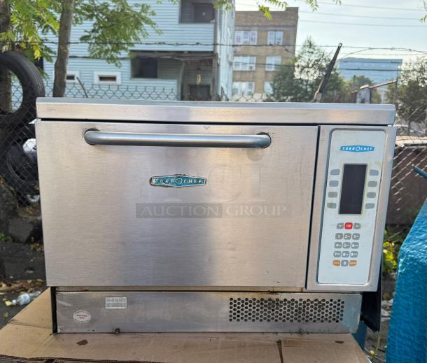 TurboChef NGC countertop rapid cook oven, stainless steel, with one-touch controls, 208/240V, 1 Phase.