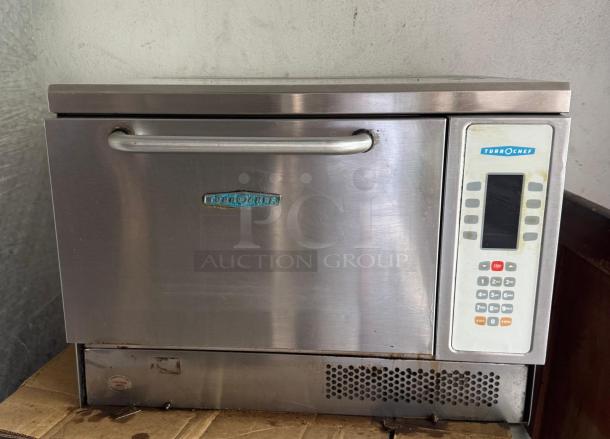TurboChef NGC Tornado rapid cook ventless oven, stainless steel, one-touch controls, 208/240V, used condition.